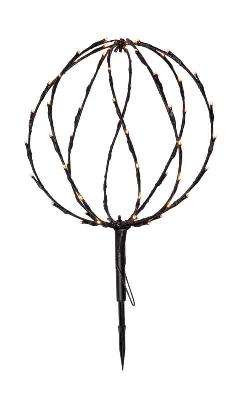 SPHERE Utomhusdekoration Batteri 44cm Svart