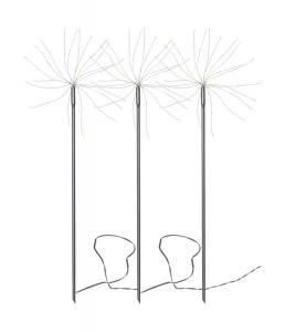 FIREWORK 3-Pack Utedekoration 65cm 180LED Silver IP44