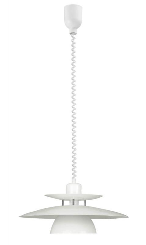 BRENDA Taklampa Vit/Krom