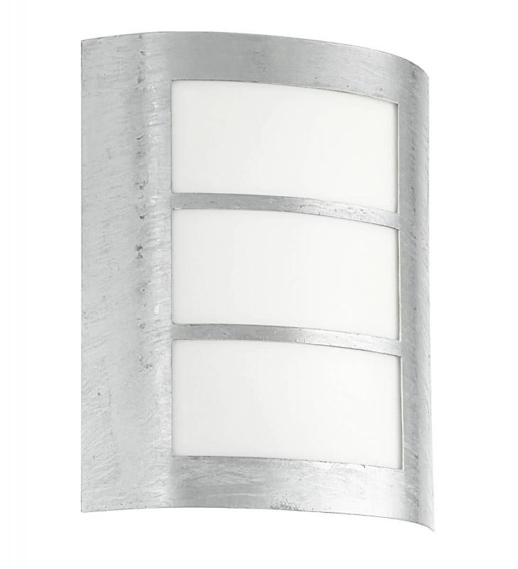 CITY Vägglampa Galvad