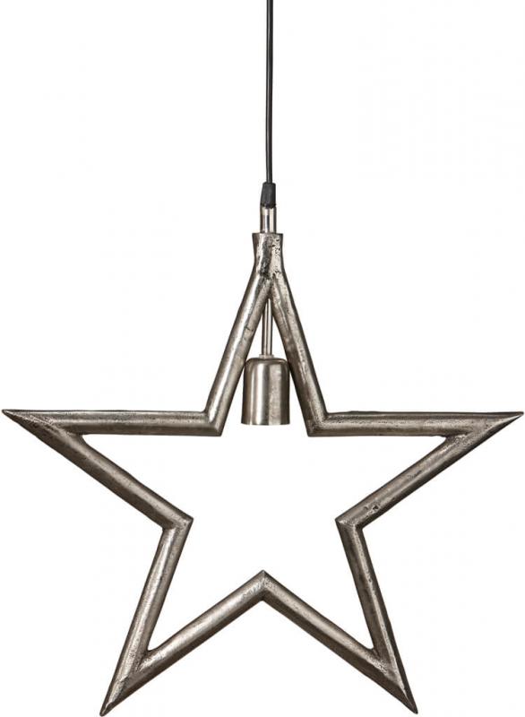 RAW Hängande Stjärna 35cm Råsilver