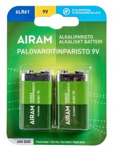 GRÖN POWER 2-Pack 6LR61 9V Batteri