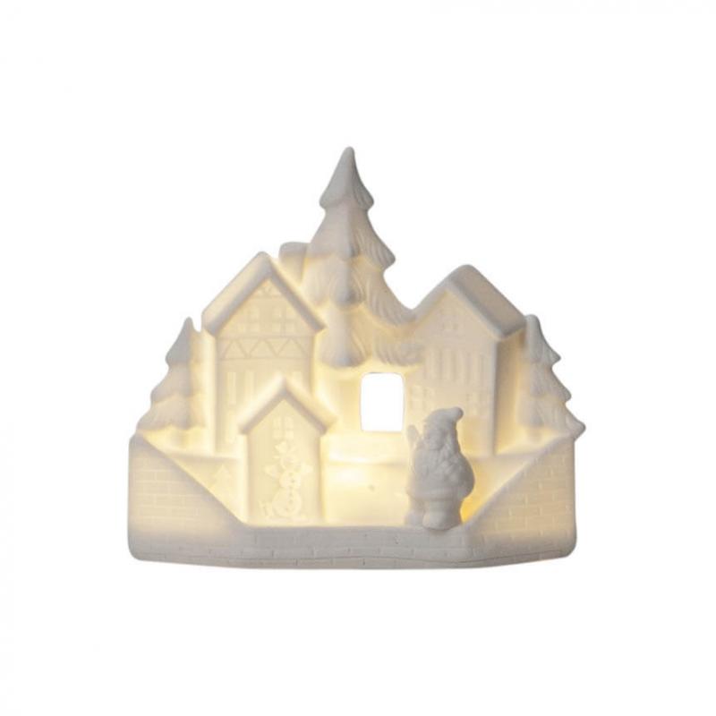 VINTER Dekorationsfigur 14cm LED Vit