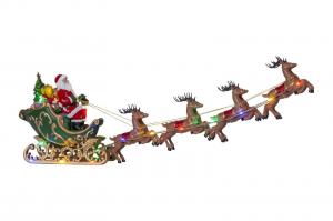 DEERVILLE Panorama Tomtesläde 15LED 48cm Flerfärgad