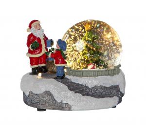 WINTERVILLE Panorama Tomte Batteri 12cm