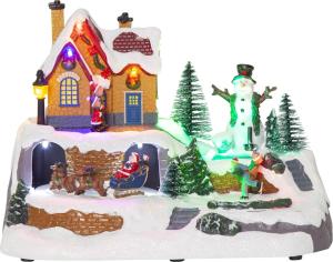WINTERVILLE Panorama Batteri 23,5cm 10LED Flerfärgad