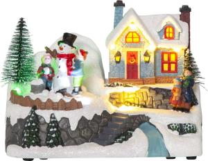 WINTERVILLE Panorama Batteri 18cm Flerfärgad