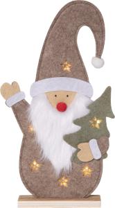 FABBE Inomhusdekoration Batteri 30cm Beige