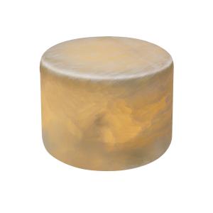 MARBLE Silkesmatt Bordsljus Äkta Marmor 8x6cm Amber