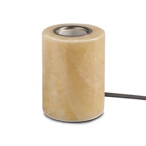 MARBLE Lampfot E27 10,5cm Beige Polerad
