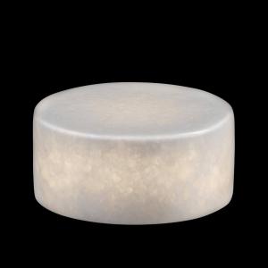 MARBLE S Bordsljus Äkta Marmor 8x4cm Vit