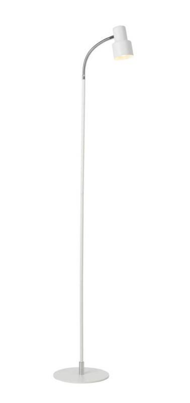 FLEXIBEL Golvlampa 140cm Vit/Krom