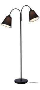 DUETT Golvlampa 140cm Svart