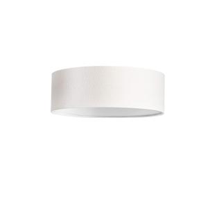 ABBIE Plafond Rund 26cm Vit/Linne