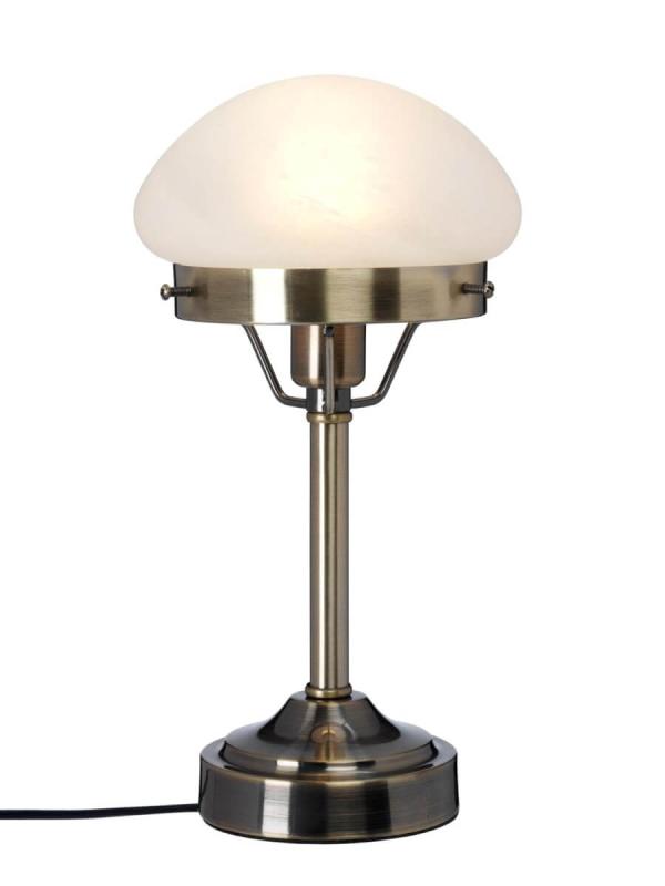 MINI STRINDBERG Bordslampa 30cm Antik/Frostad