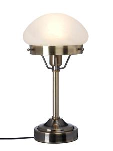 MINI STRINDBERG Bordslampa 30cm Antik/Frostad