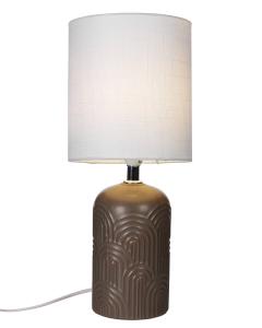 ARCHIE Bordslampa 35,5cm Brun/Vit skärm