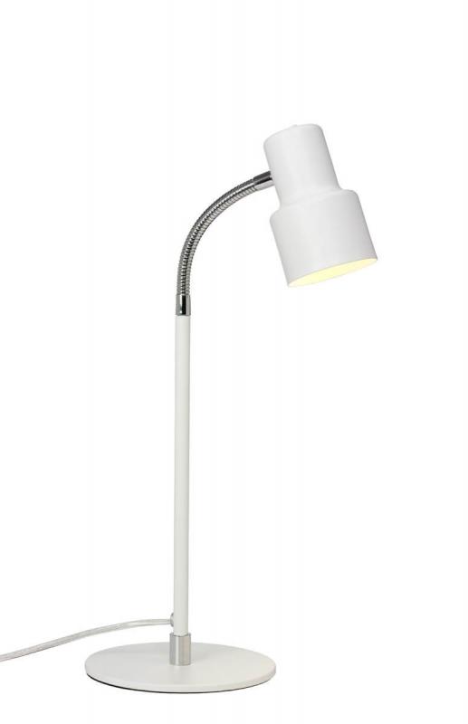 FLEXIBEL Bordslampa 48cm Vit/Krom