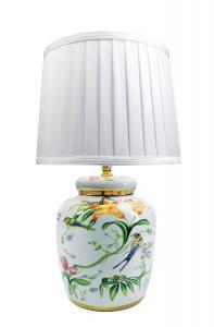 KLASSISK GRÖN Bordslampa 43,5cm Grön/Vit
