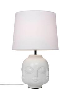Köp Cottex lampor till billigt bra pris hos Ljus & Miljö KLASSISK GRÖN Bordslampa 43,5cm Vit naturdekor