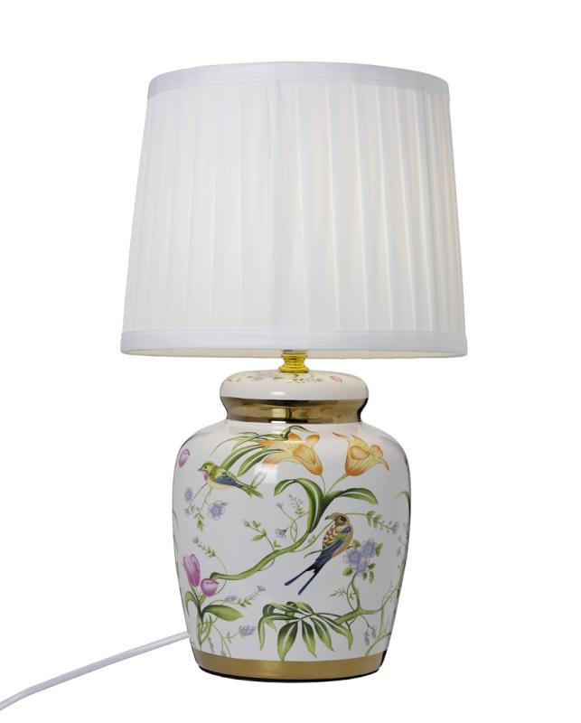 MINI KLASSISK Grön Bordslampa 30,5cm Grön/Vit