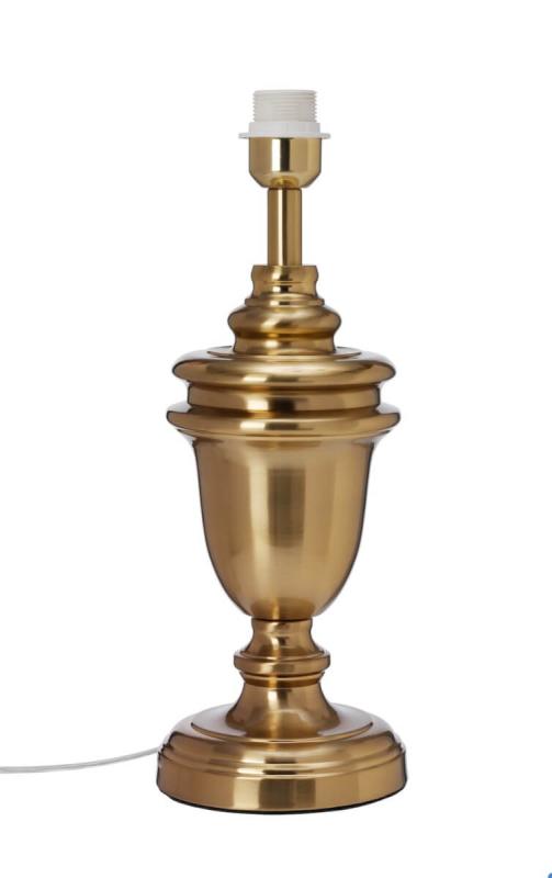 COTTEX Lampfot E27 43cm Borstad mässing