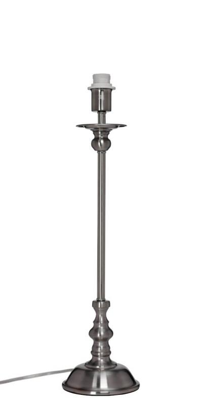 COTTEX Lampfot 47,5cm Borstad Krom