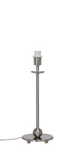 COTTEX Lampfot 38cm Borstad Krom