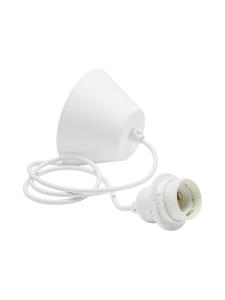 E27 Takupphäng Bas 2,1m Vit