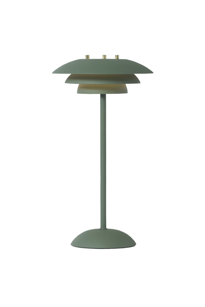 EPSILON Bordslampa USB-Laddbar 37cm Grön