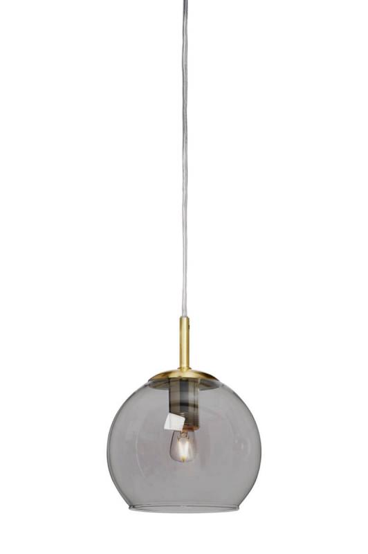 CAPELLA Fönsterlampa 18,5cm Borstad mässing/Rökfärgad