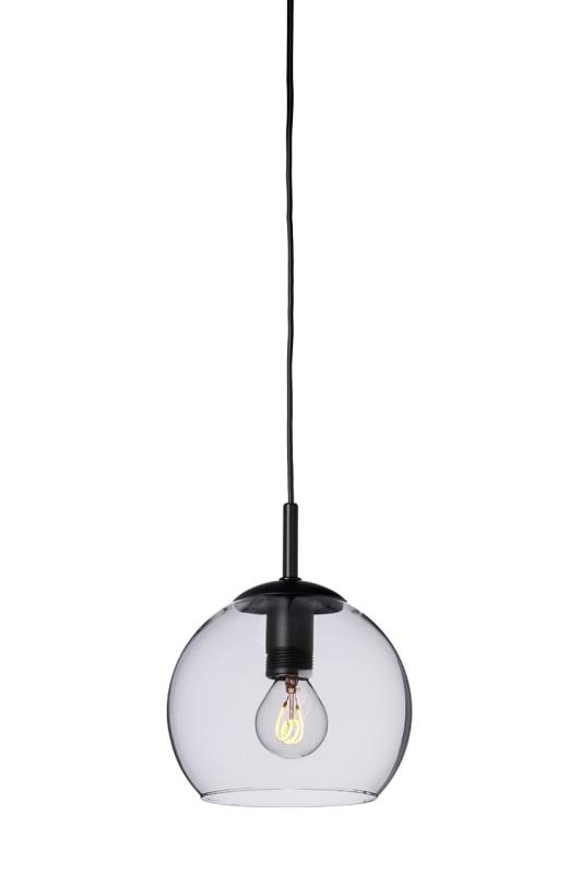 CAPELLA Fönsterlampa 18,5cm Svart/Klart glas