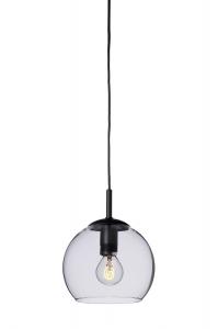 CAPELLA Fönsterlampa 18,5cm Svart/Klart glas