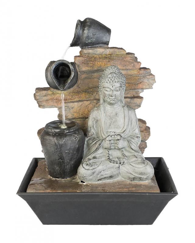 Inomhusfontän Buddha Urnor 40cm LED