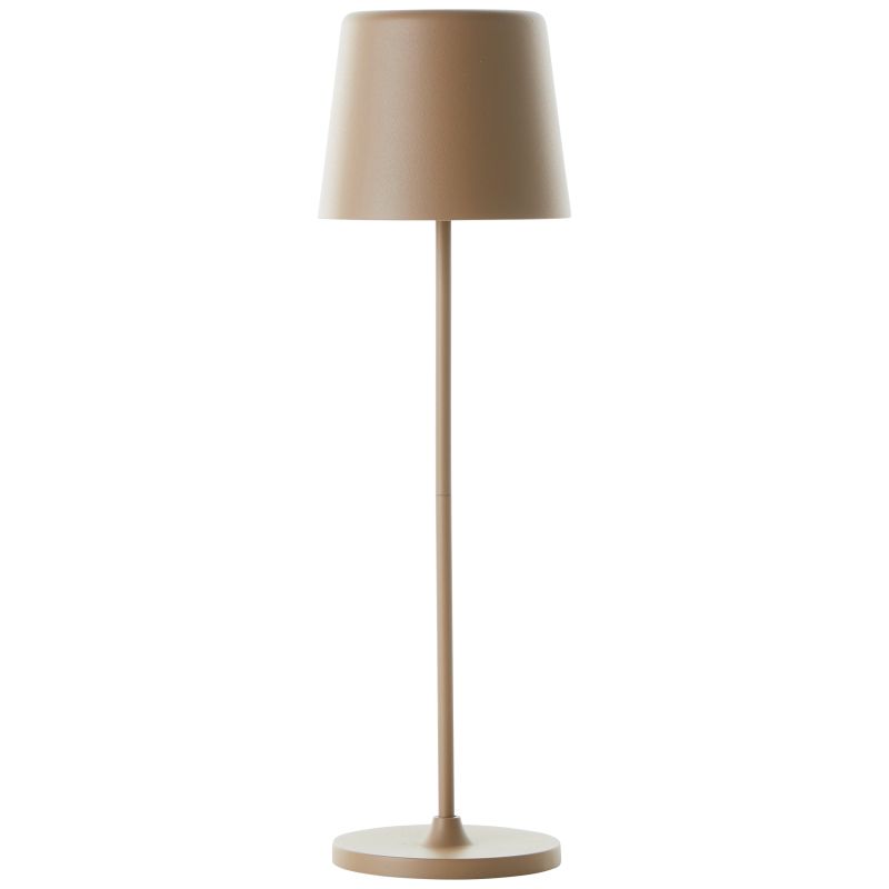 KAAMI Bordslampa USB-Laddbar 37cm Cappuccino IP44
