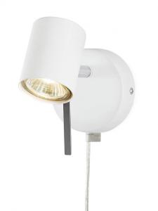 ALPHA Väggspot Vit 13cm