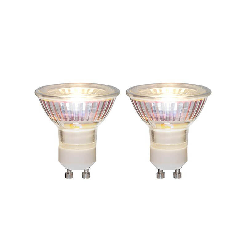GU10 Spotlight 2-pack 3W 3000K 230lm LED-Lampa