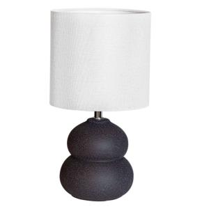 LUCIE Bordslampa 31cm Svart/Vit skärm
