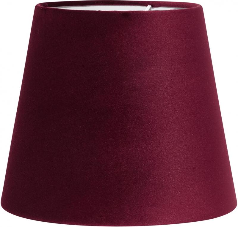 MIA SAMMET Lampskärm 17/13cm Vinröd