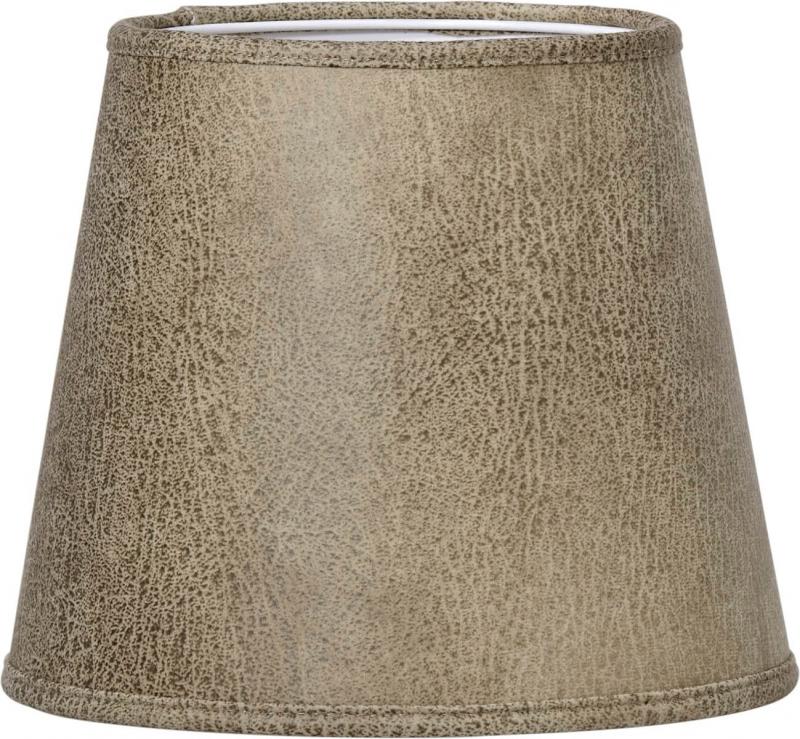 MIA LÄDER Lampskärm 17/13cm Beige