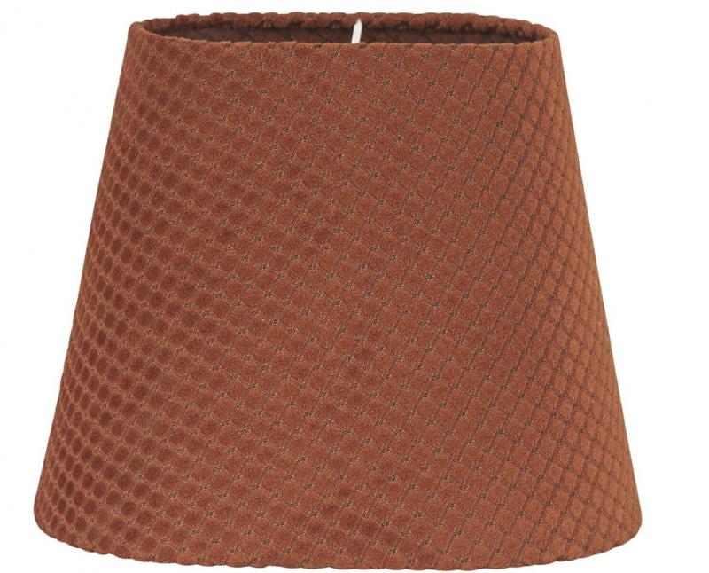 MIA SAMMET Lampskärm 20/14cm Ruta Rost