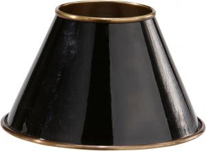 CLASSIC Metallskärm 19/10cm Svart/Antikmässing