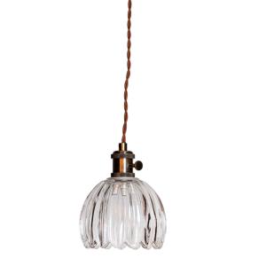 Nora Fönsterlampa 12cm Antikmässing/Klar