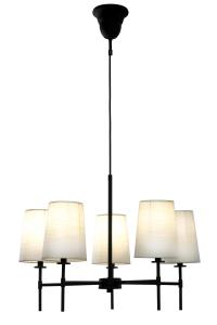 VERBIER Taklampa 5L 58cm Svart/Vit