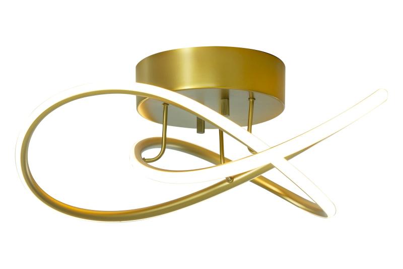 ROLLER Plafond LED 50cm Mässing