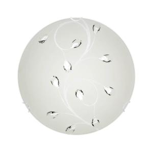 PRISMO LED-Plafond 35cm Frostad/Kristall
