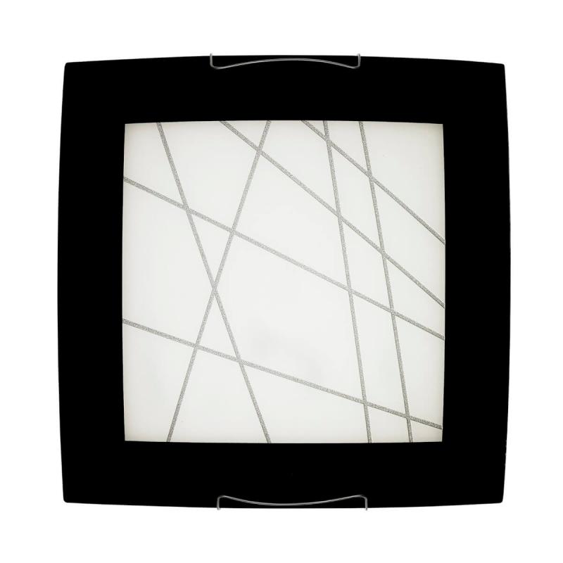 RITZ LED-Plafond 38cm Svart/Frostad