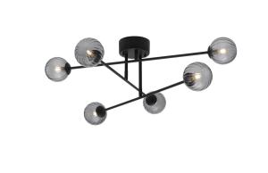 BATON-RIB Plafond 74cm Svart/Rökfärgad