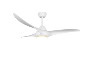 ALESUND Takfläkt/Lampa 20W LED Mattvit 115cm