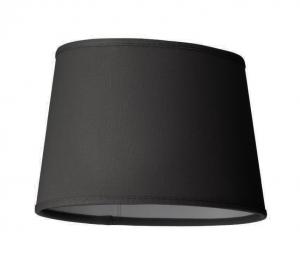 LAMPSKÄRM Linne Ringfäste Oval Svart 25cm